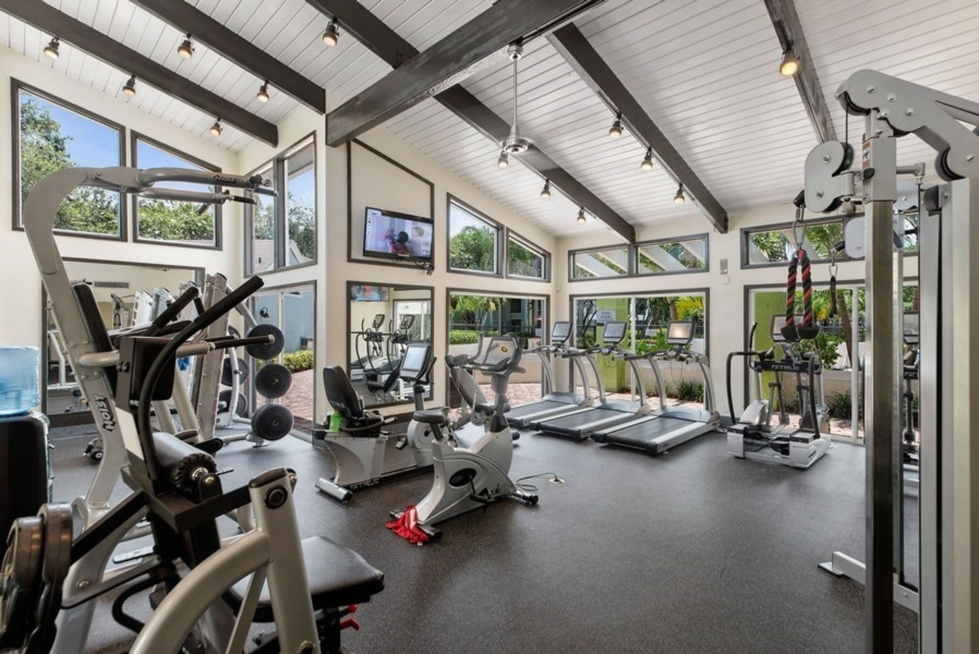 The fitness center at Turtle Cove in West Palm Beach, FL.