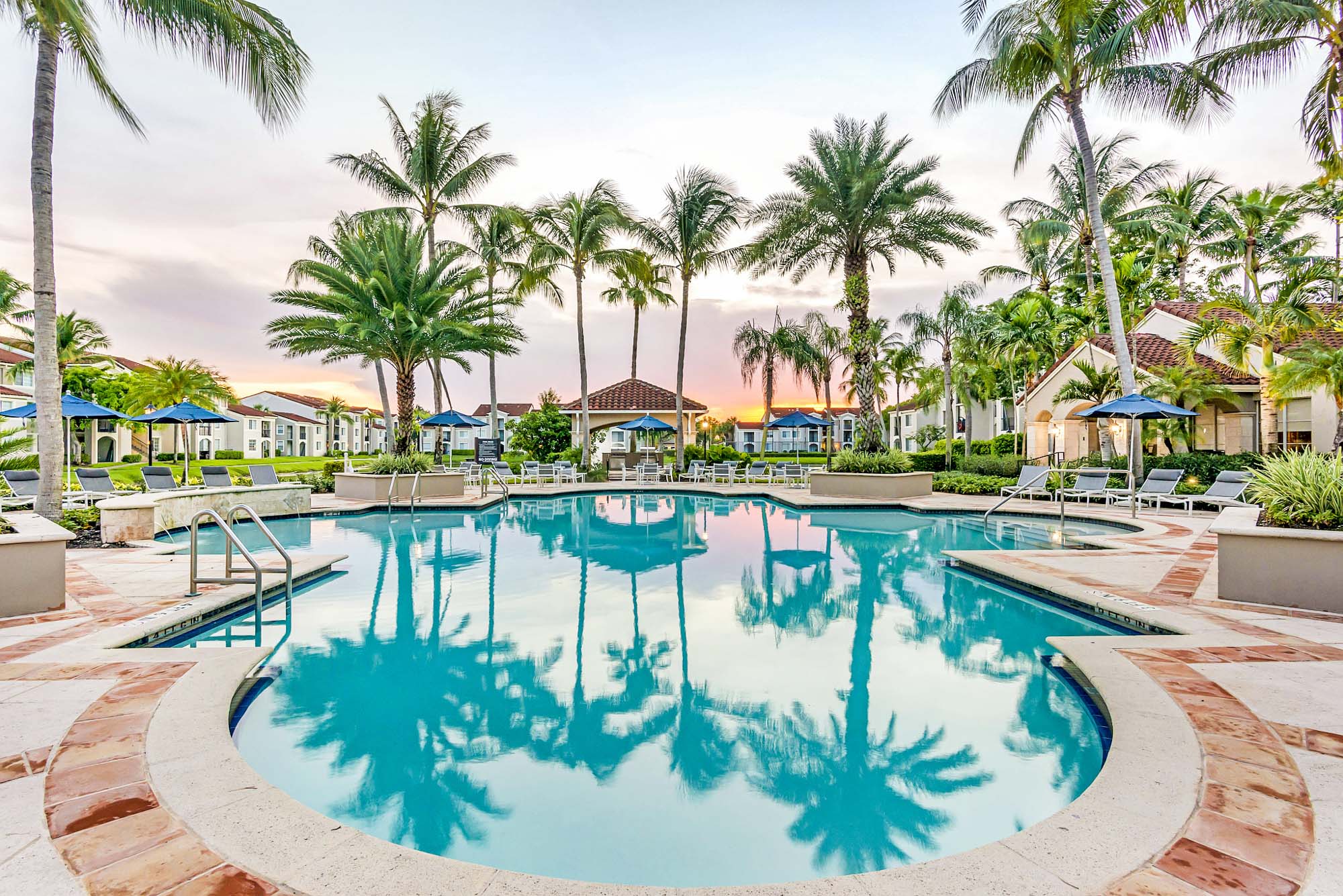 The pool at Miramar Lake in Fort Lauderdale, FL.