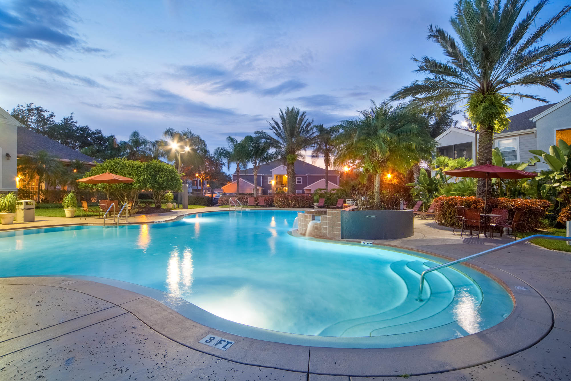 The pool at Osprey Links at Hunter's Creek in Orlando, Florida.